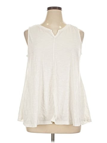 LOGO by Lori Goldstein Sleeveless T-Shirt (view 1)