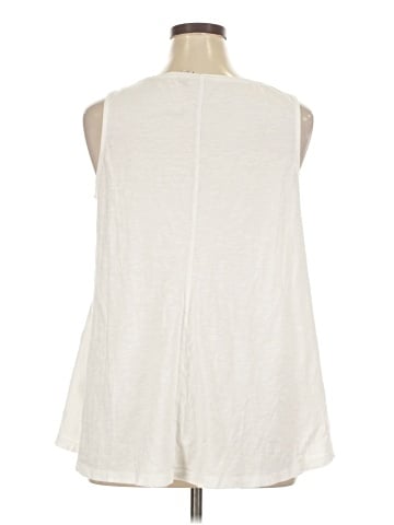 LOGO by Lori Goldstein Sleeveless T-Shirt (view 2)