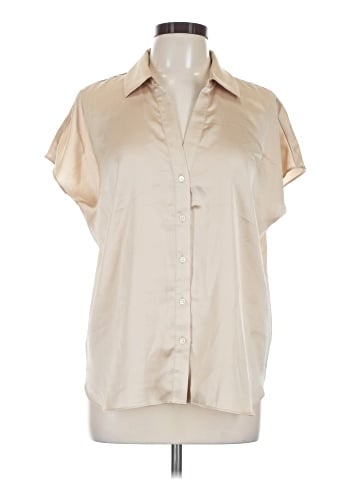 Ann Taylor Short Sleeve Blouse (view 1)