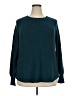 Jessica Simpson Solid Teal Pullover Sweater Size XXL - photo 1