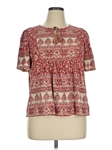 Lucky Brand Short Sleeve Blouse (view 1)