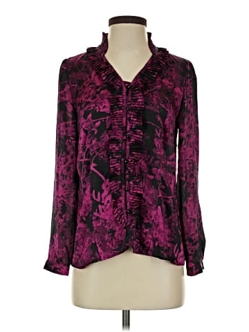 AK Anne Klein Long Sleeve Blouse (view 1)