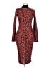 Zara Basic Animal Print Red Cocktail Dress Size L - photo 1