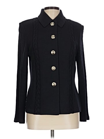 St. John Collection Wool Cardigan (view 1)