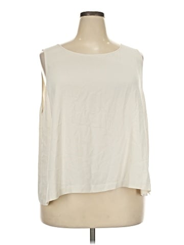 Eileen Fisher Sleeveless Silk Top (view 1)