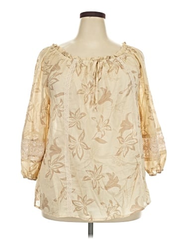 Cato 3/4 Sleeve Blouse (view 1)
