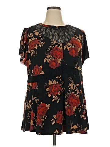 Torrid Short Sleeve Blouse (view 1)