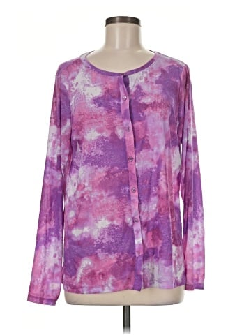 LOGO by Lori Goldstein Long Sleeve Blouse (view 1)
