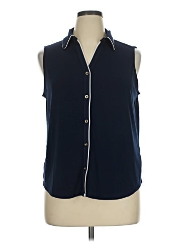 Adrianna Papell Sleeveless Blouse (view 1)