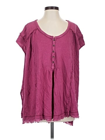 Free People Short Sleeve Blouse (view 1)