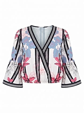 Flying Tomato 3/4 Sleeve Blouse (view 1)