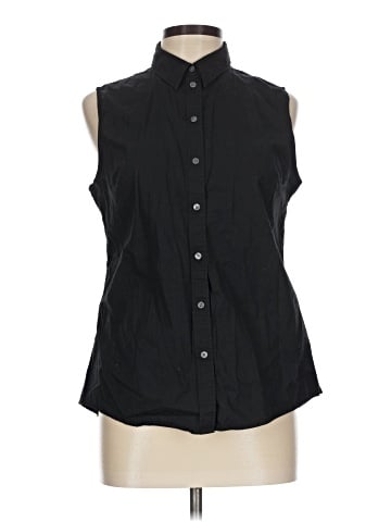 Banana Republic Factory Store Sleeveless Button-Down Shirt (view 1)