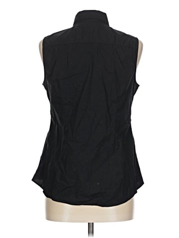 Banana Republic Factory Store Sleeveless Button-Down Shirt (view 2)