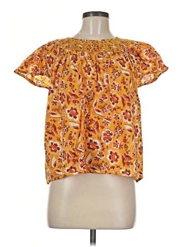 Ann Taylor LOFT Outlet Short Sleeve Blouse (view 1)