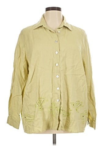 August Max Woman Long Sleeve Button-Down Shirt (view 1)