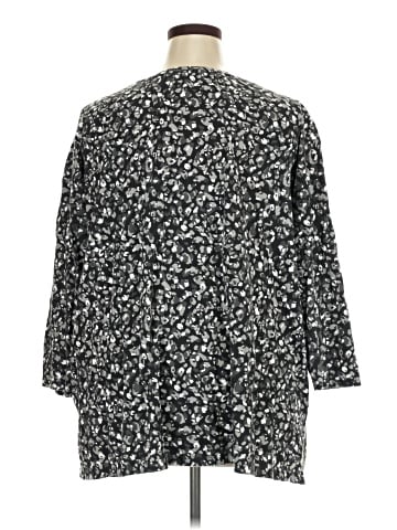 Roaman's 3/4 Sleeve Blouse (view 2)