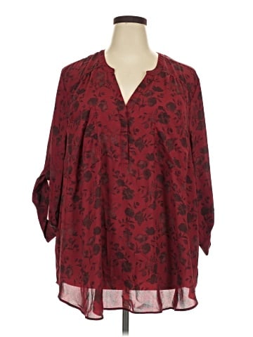 Torrid 3/4 Sleeve Blouse (view 1)