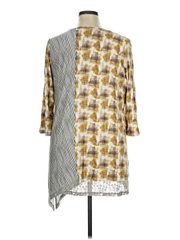 LOGO by Lori Goldstein 3/4 Sleeve Blouse (view 2)