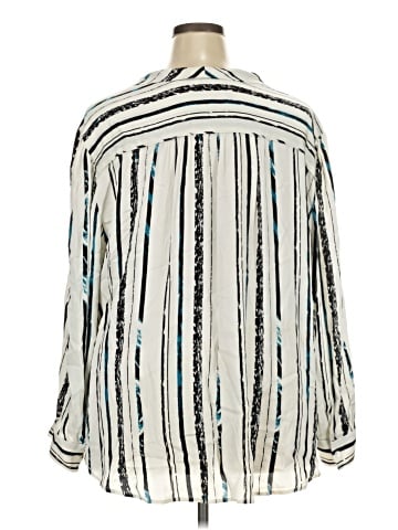 Classiques Entier Long Sleeve Silk Top (view 2)