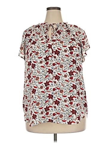 Ann Taylor LOFT Short Sleeve Polo (view 1)