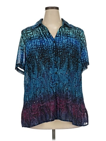 Fashion Bug Short Sleeve Blouse (view 1)