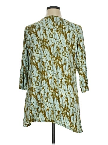 LOGO by Lori Goldstein 3/4 Sleeve Blouse (view 2)
