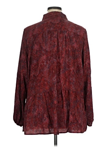 LOGO by Lori Goldstein 3/4 Sleeve Blouse (view 2)