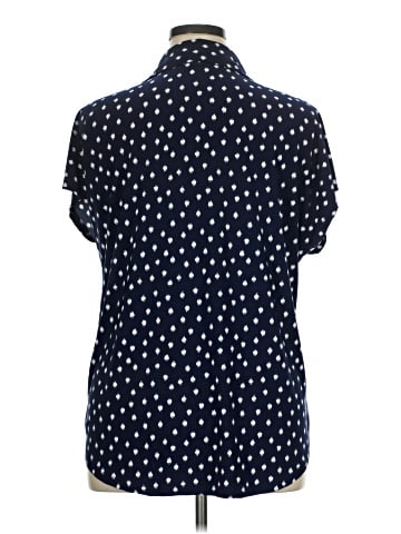Jones New York Signature Short Sleeve Blouse (view 2)