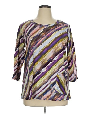 LOGO by Lori Goldstein 3/4 Sleeve T-Shirt (view 1)