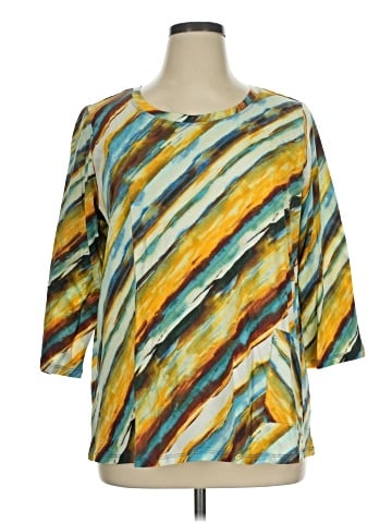 LOGO by Lori Goldstein 3/4 Sleeve T-Shirt (view 1)