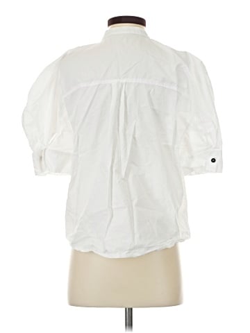 Zara 3/4 Sleeve Button-Down Shirt (view 2)