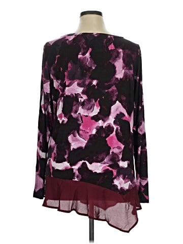 LOGO by Lori Goldstein Long Sleeve Blouse (view 2)