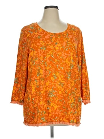 LOGO by Lori Goldstein 3/4 Sleeve T-Shirt (view 1)