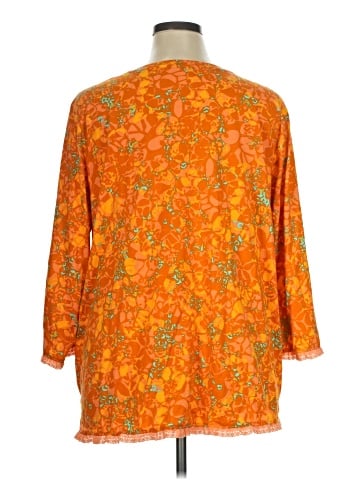 LOGO by Lori Goldstein 3/4 Sleeve T-Shirt (view 2)