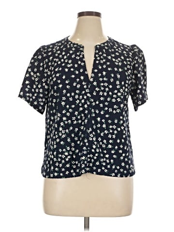 Ann Taylor LOFT Short Sleeve Blouse (view 1)