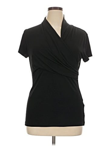 DKNY Short Sleeve Turtleneck (view 1)