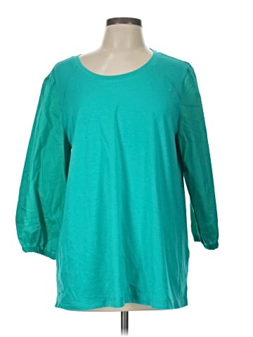LOGO by Lori Goldstein 3/4 Sleeve T-Shirt (view 1)