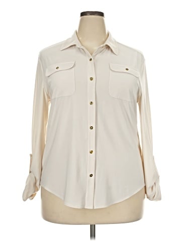 Lauren by Ralph Lauren Long Sleeve Blouse (view 1)