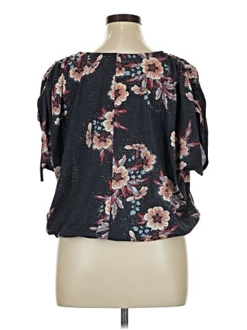 John Paul Richard Short Sleeve Blouse (view 2)