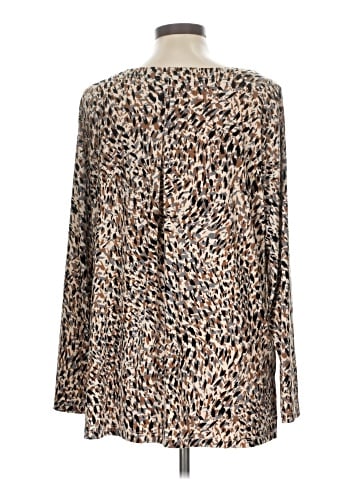 Susan Graver Long Sleeve T-Shirt (view 2)