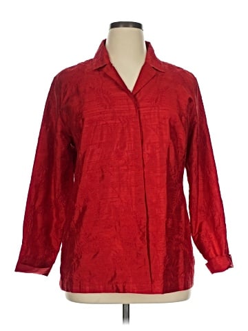 Chico's Design 3/4 Sleeve Silk Top (view 1)