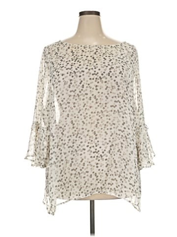 Lane Bryant Outlet 3/4 Sleeve Blouse (view 1)