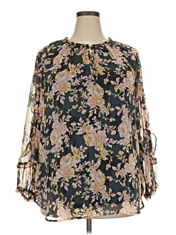 LC Lauren Conrad Long Sleeve Blouse (view 1)