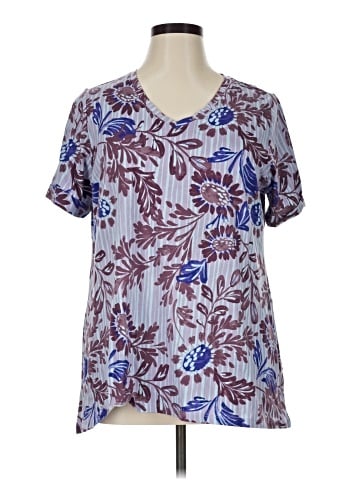 LOGO by Lori Goldstein Short Sleeve T-Shirt (view 1)