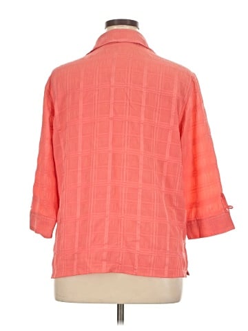 Joanna Plus 3/4 Sleeve Button-Down Shirt (view 2)