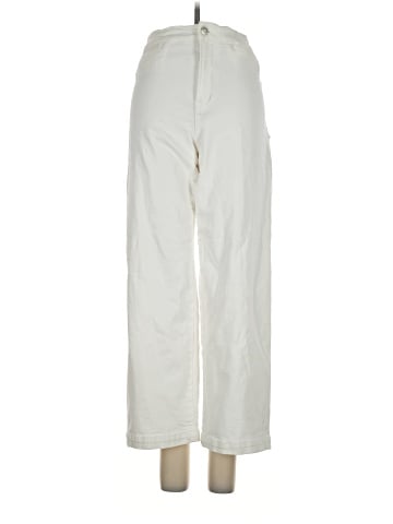 Madewell The Emmett Wide-Leg Jean in Tile White: Welt Pocket Edition (view 1)