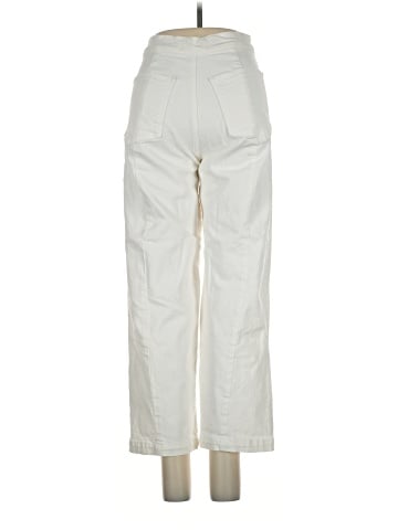 Madewell The Emmett Wide-Leg Jean in Tile White: Welt Pocket Edition (view 2)