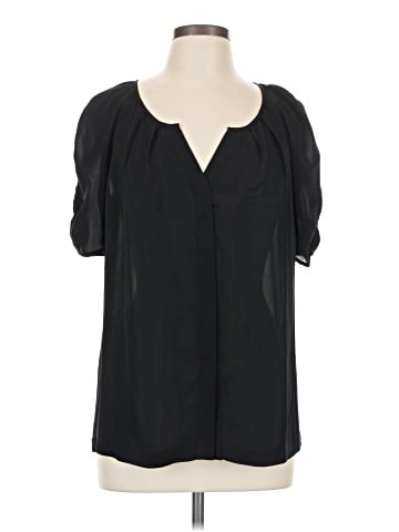 Joie Short Sleeve Silk Top (view 1)