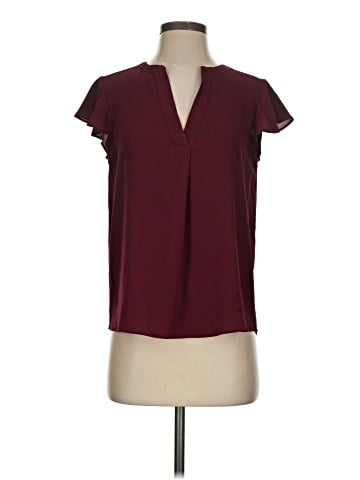 Calvin Klein Short Sleeve Blouse (view 1)