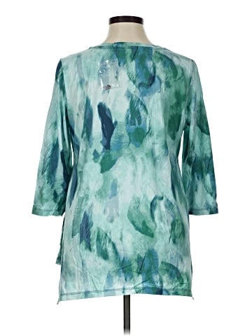 LOGO by Lori Goldstein 3/4 Sleeve Blouse (view 2)